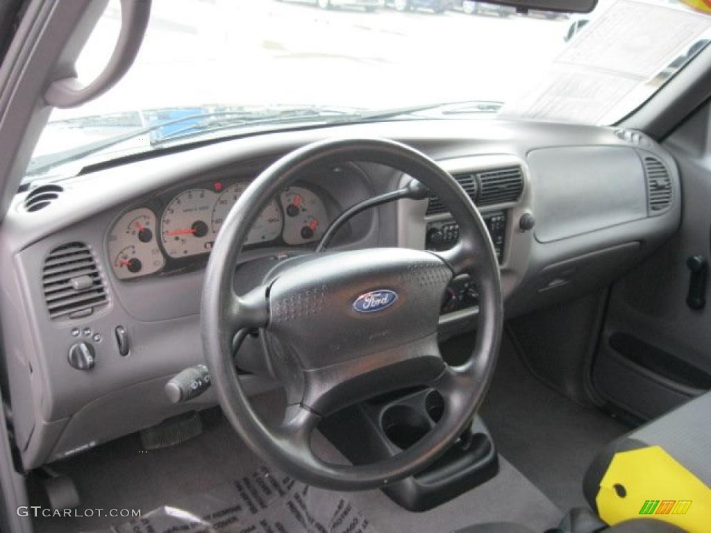 Dark Graphite Interior 2003 Ford Ranger XLT Regular Cab Photo #40369577