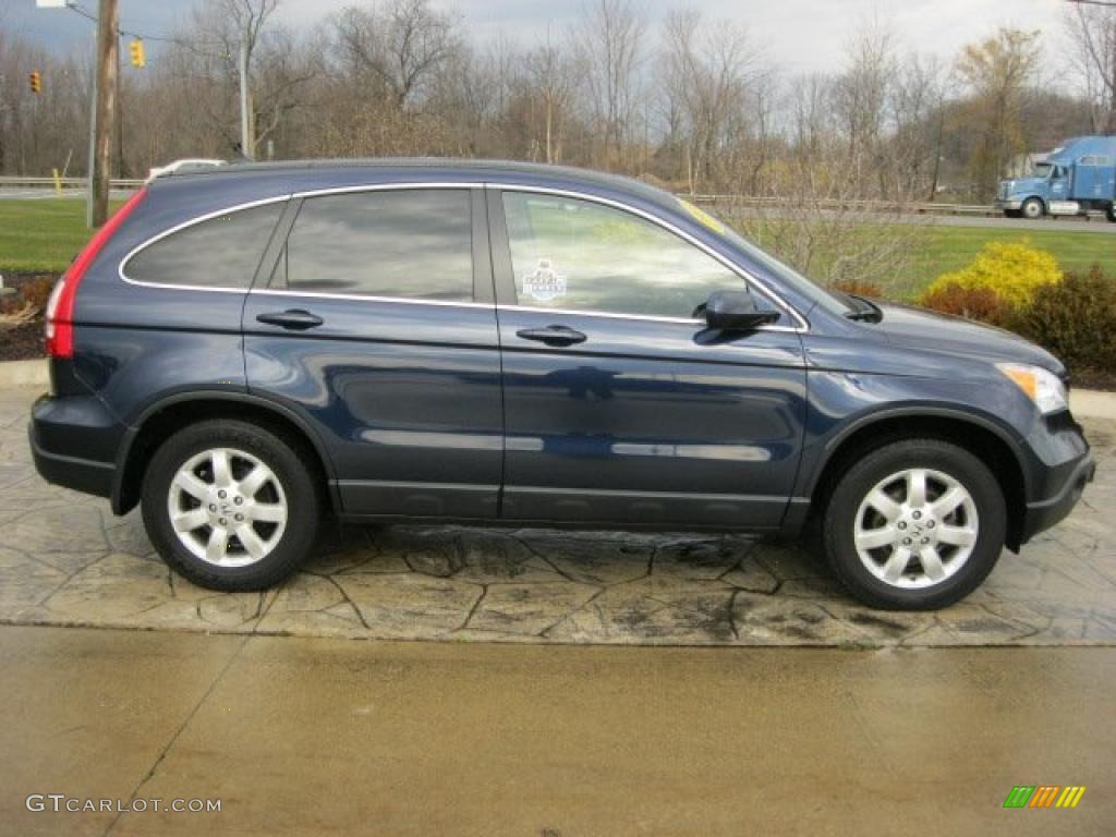 2007 CR-V EX-L 4WD - Royal Blue Pearl / Black photo #3