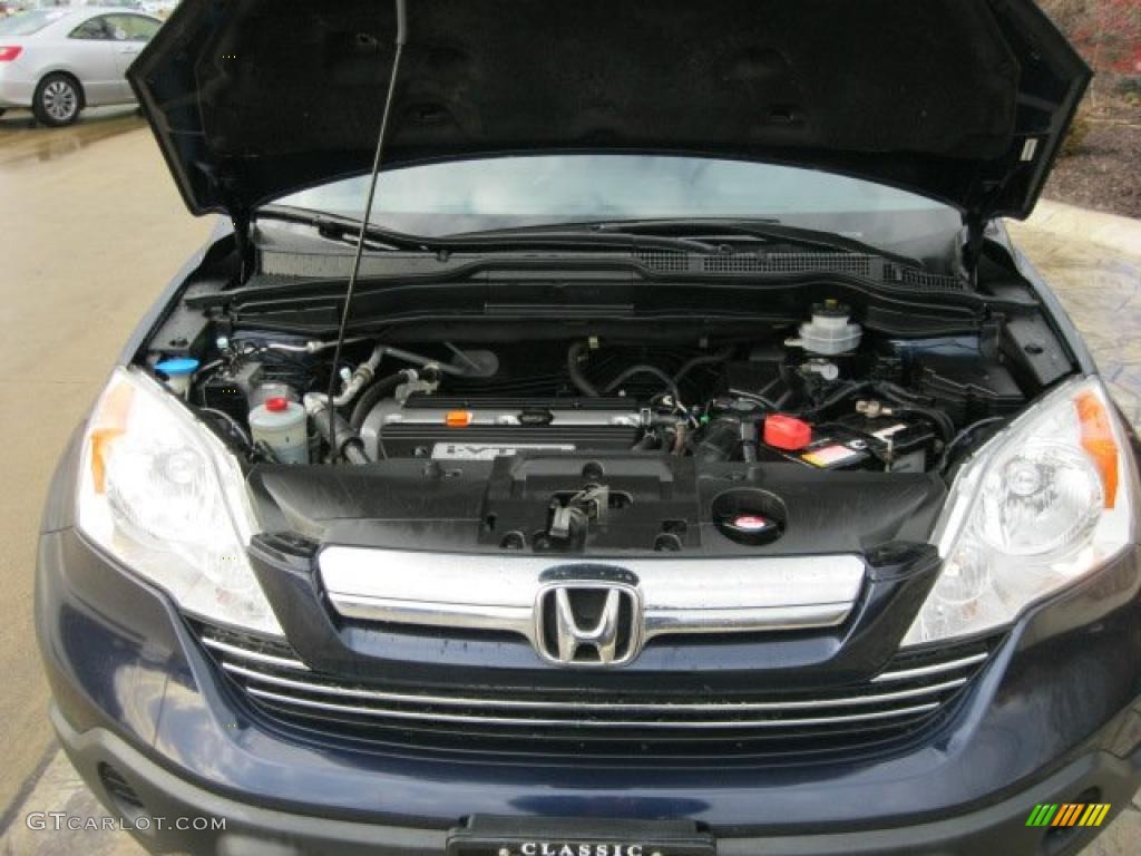 2007 CR-V EX-L 4WD - Royal Blue Pearl / Black photo #6