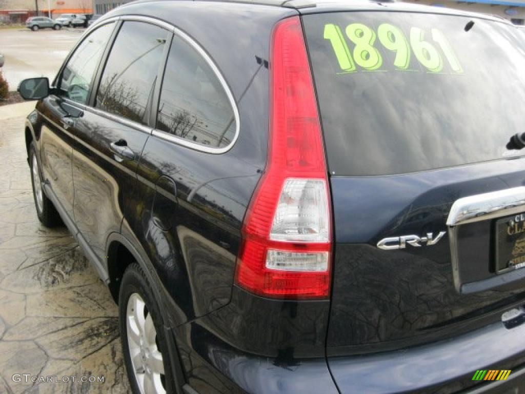 2007 CR-V EX-L 4WD - Royal Blue Pearl / Black photo #8