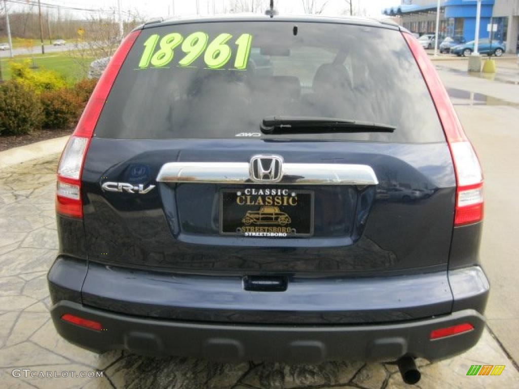 2007 CR-V EX-L 4WD - Royal Blue Pearl / Black photo #10