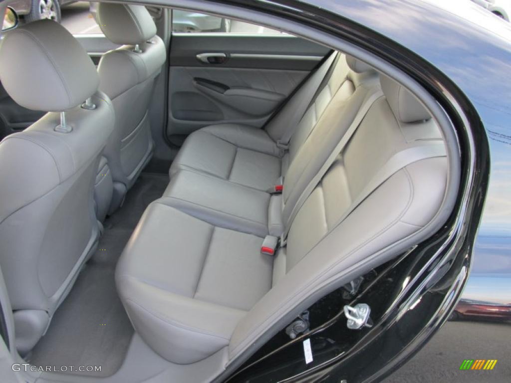 Gray Interior 2008 Honda Civic EX-L Sedan Photo #40370037