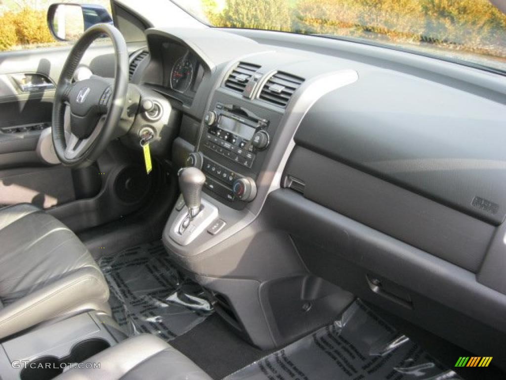 2007 CR-V EX-L 4WD - Royal Blue Pearl / Black photo #34
