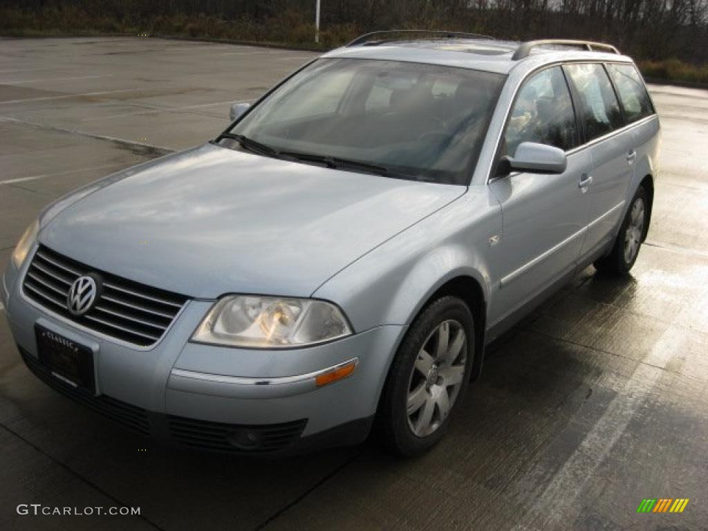 Blue Silver Metallic 2003 Volkswagen Passat GLX Wagon Exterior Photo #40370953