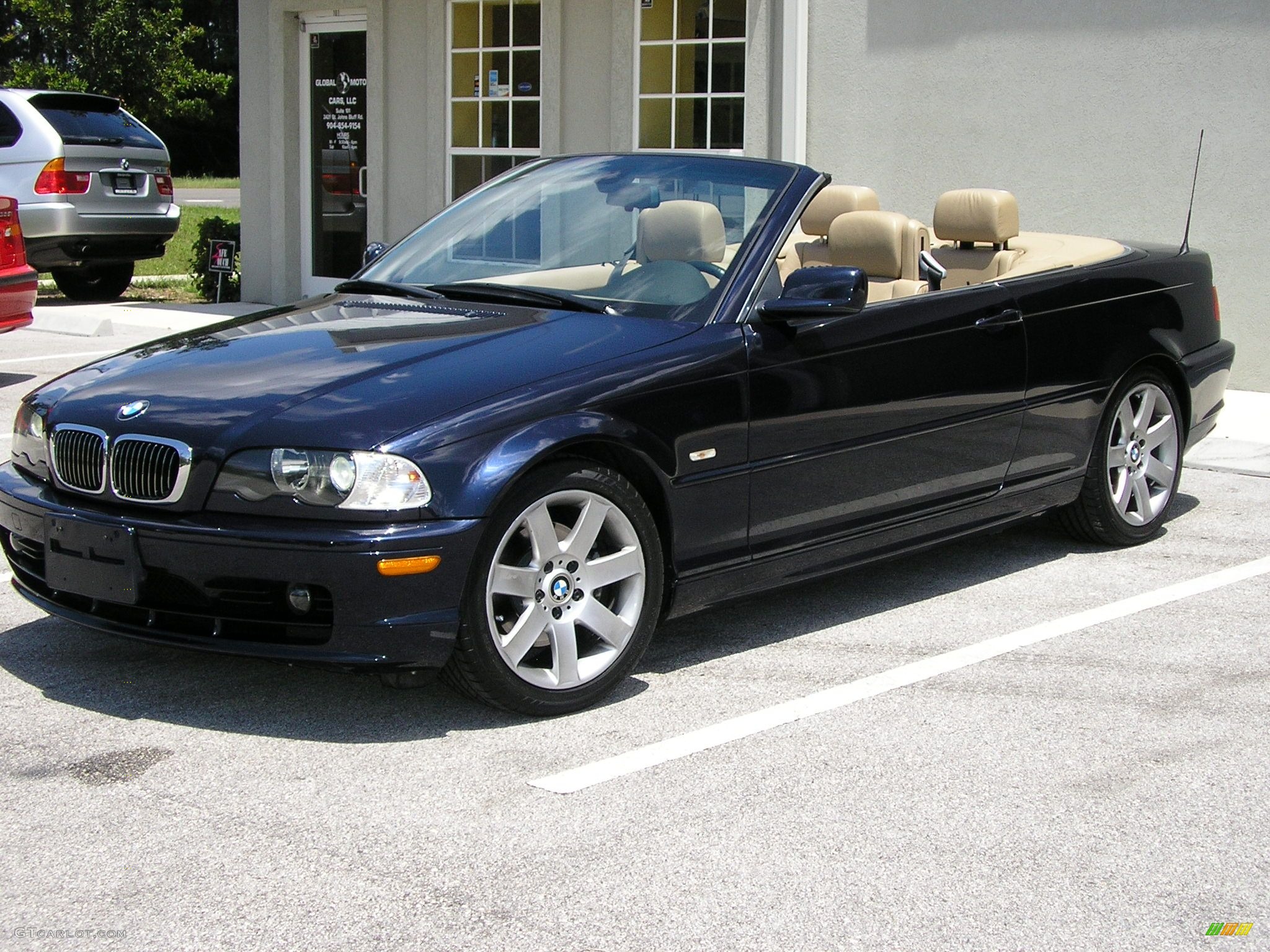 2003 3 Series 325i Convertible - Orient Blue Metallic / Beige photo #4