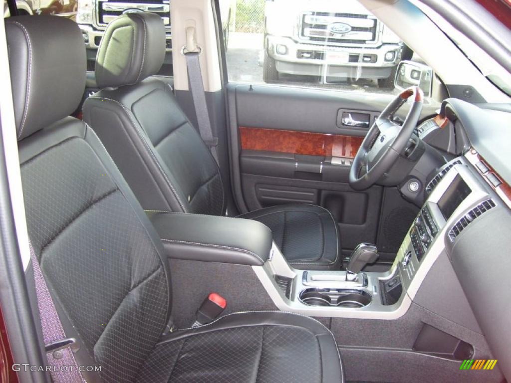 Charcoal Black Interior 2010 Ford Flex Limited EcoBoost AWD Photo #40371453