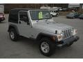 2004 Bright Silver Metallic Jeep Wrangler X 4x4  photo #1