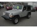 2004 Bright Silver Metallic Jeep Wrangler X 4x4  photo #20