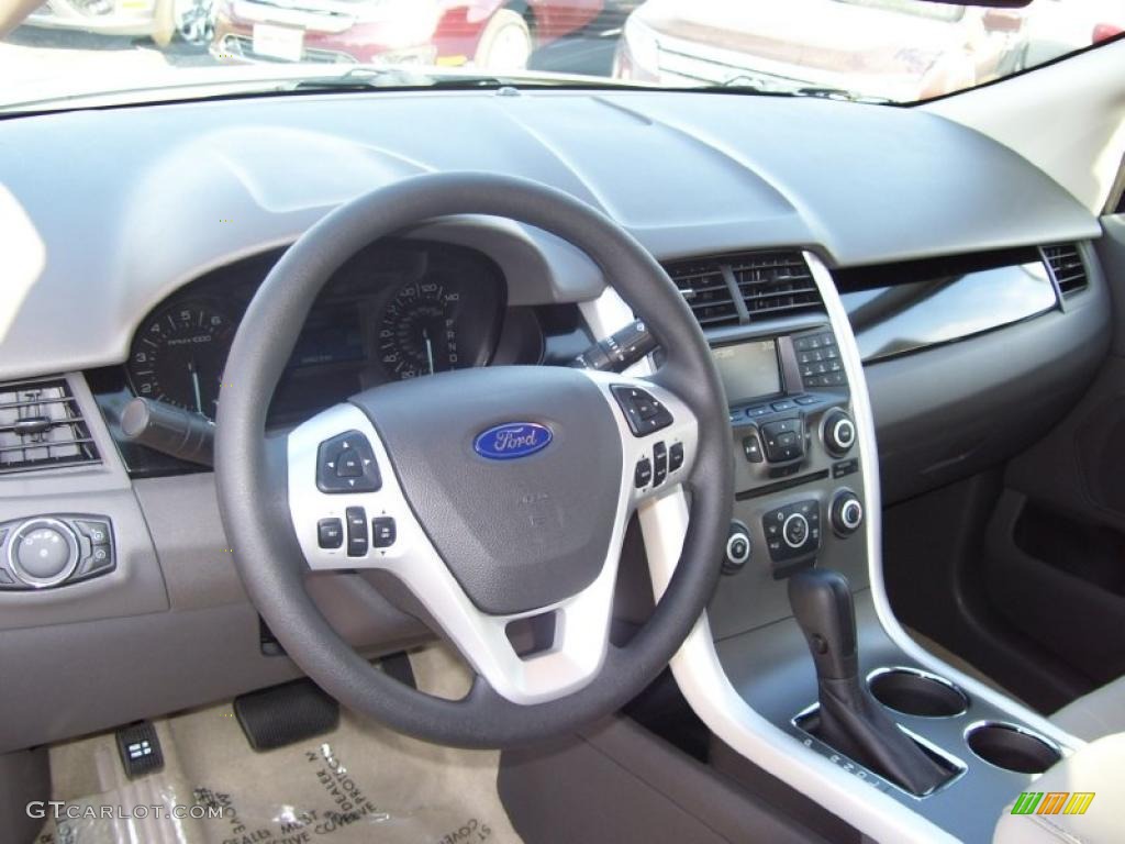 2011 Ford Edge SE Medium Light Stone Dashboard Photo #40373173