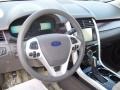 Medium Light Stone 2011 Ford Edge Limited AWD Steering Wheel