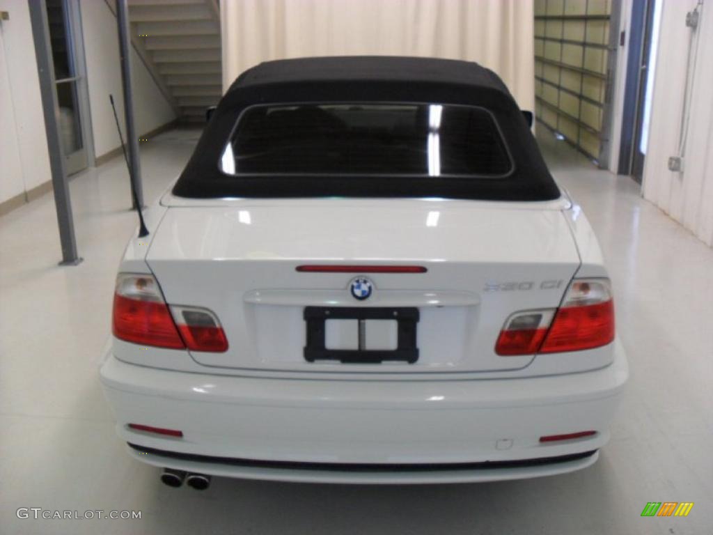 2002 3 Series 330i Convertible - Alpine White / Grey photo #3