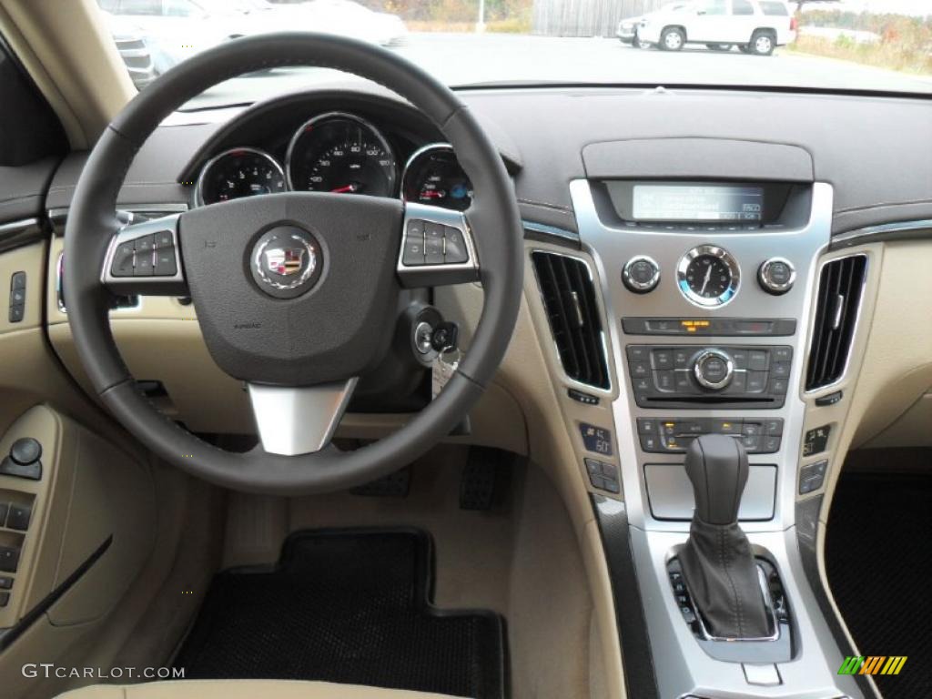 2011 Cadillac CTS 3.6 Sedan Cashmere/Cocoa Dashboard Photo #40375037