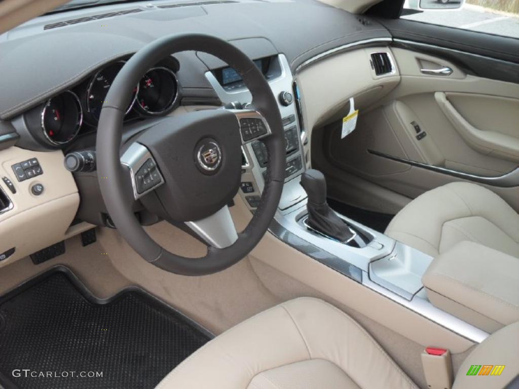 Cashmere/Cocoa Interior 2011 Cadillac CTS 3.6 Sedan Photo #40375205