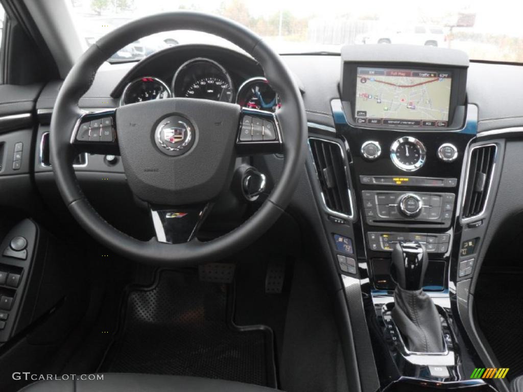2011 Cadillac CTS -V Sedan Ebony Dashboard Photo #40376253