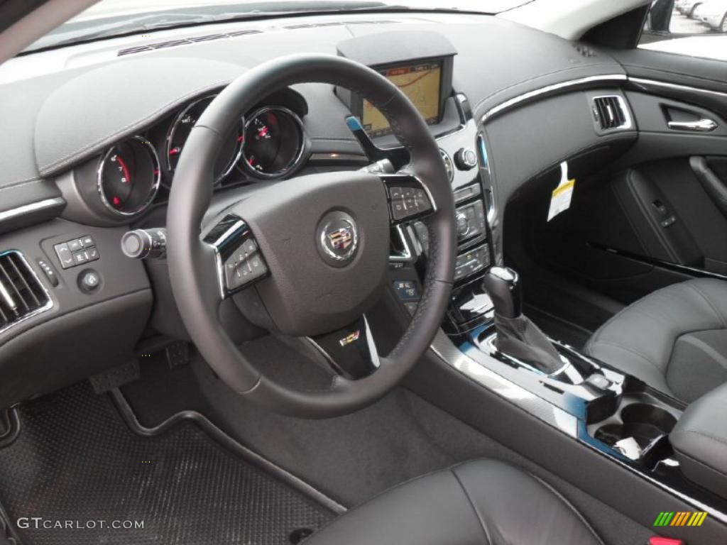 Ebony Interior 2011 Cadillac CTS -V Sedan Photo #40376401