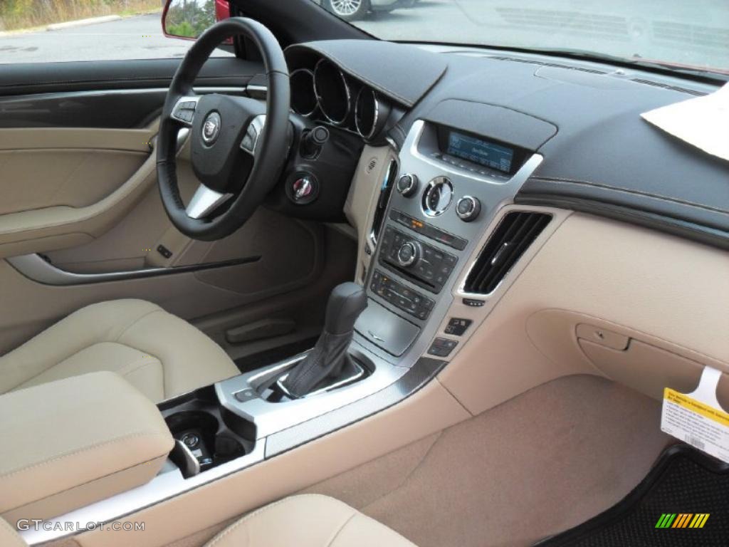 Cashmere/Cocoa Interior 2011 Cadillac CTS Coupe Photo #40376745