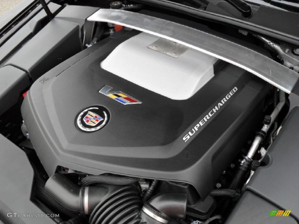 2011 Cadillac CTS -V Sedan 6.2 Liter Supercharged OHV 16-Valve V8 Engine Photo #40377185