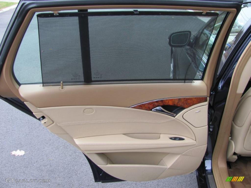 2008 Mercedes-Benz E 350 4Matic Wagon Cashmere Door Panel Photo #40377405