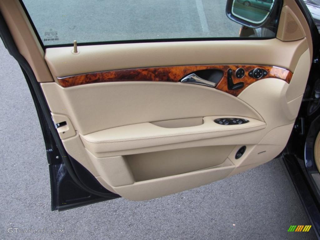 2008 Mercedes-Benz E 350 4Matic Wagon Cashmere Door Panel Photo #40377425