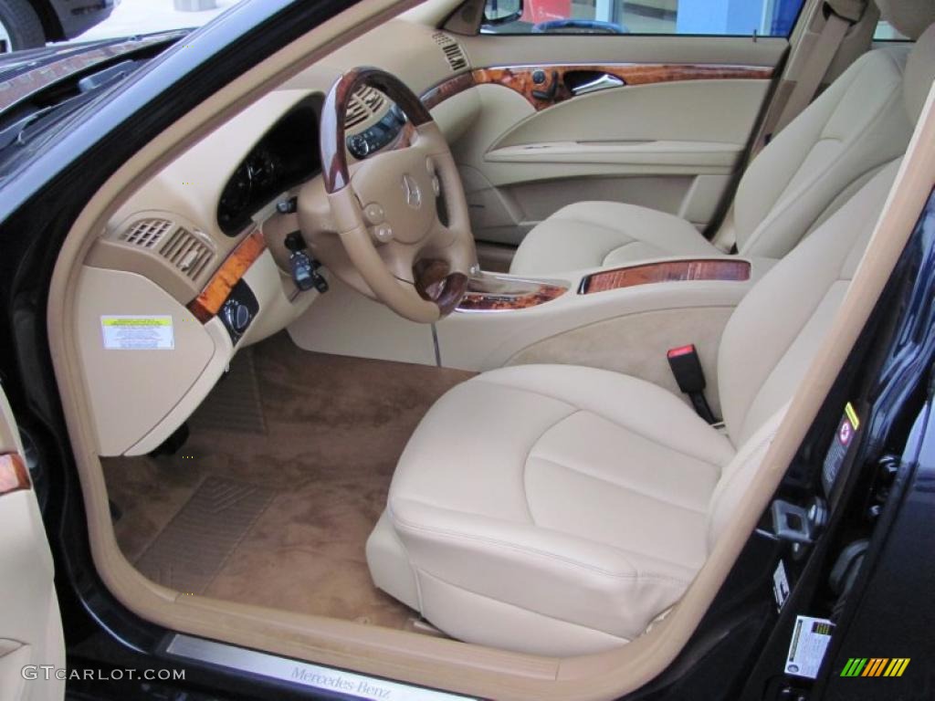 Cashmere Interior 2008 Mercedes-Benz E 350 4Matic Wagon Photo #40377457