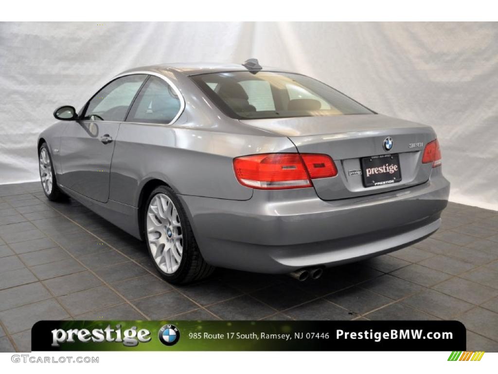 2007 3 Series 328i Coupe - Space Gray Metallic / Black photo #4