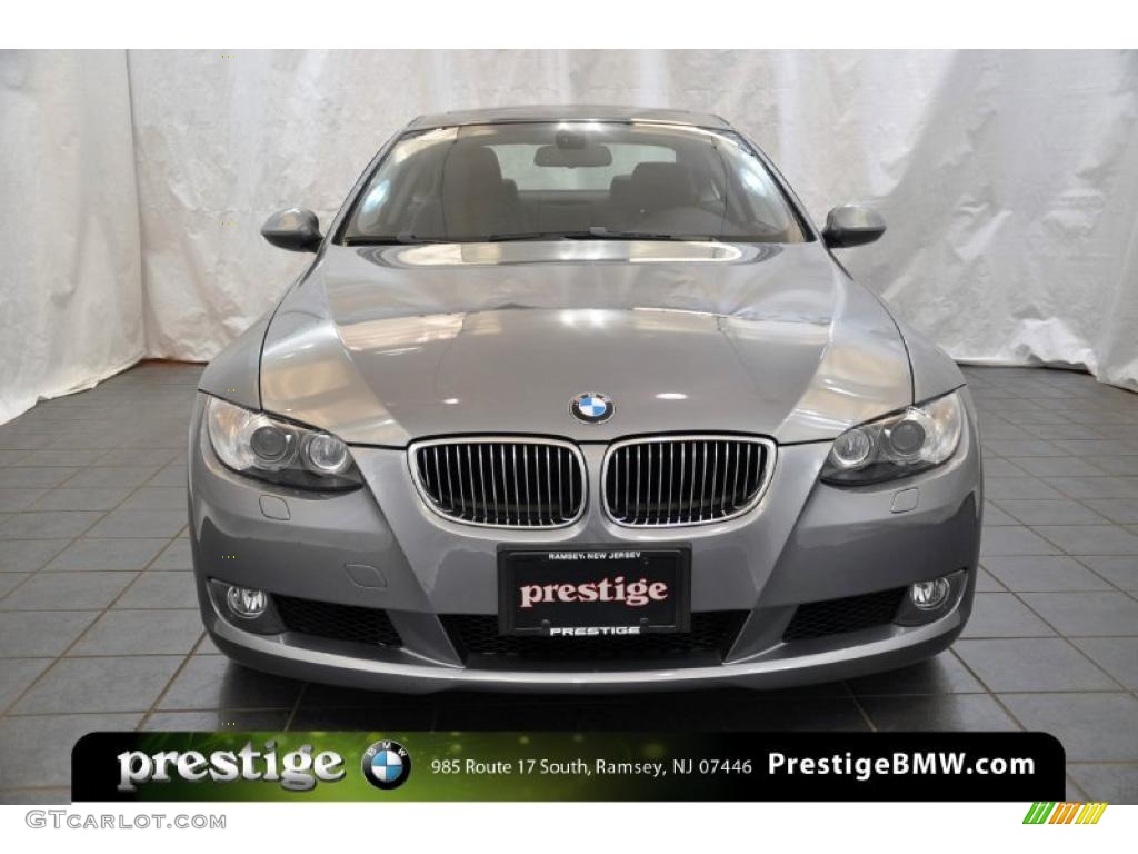 2007 3 Series 328i Coupe - Space Gray Metallic / Black photo #7