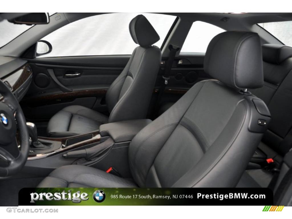 2007 3 Series 328i Coupe - Space Gray Metallic / Black photo #12