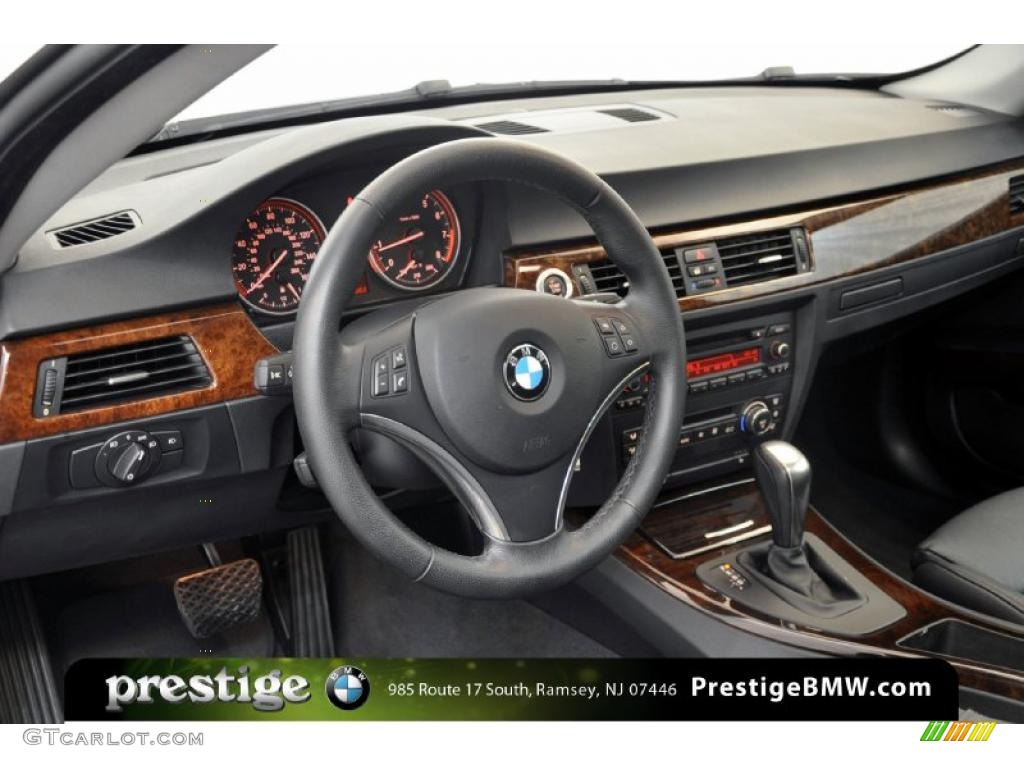 2007 3 Series 328i Coupe - Space Gray Metallic / Black photo #15