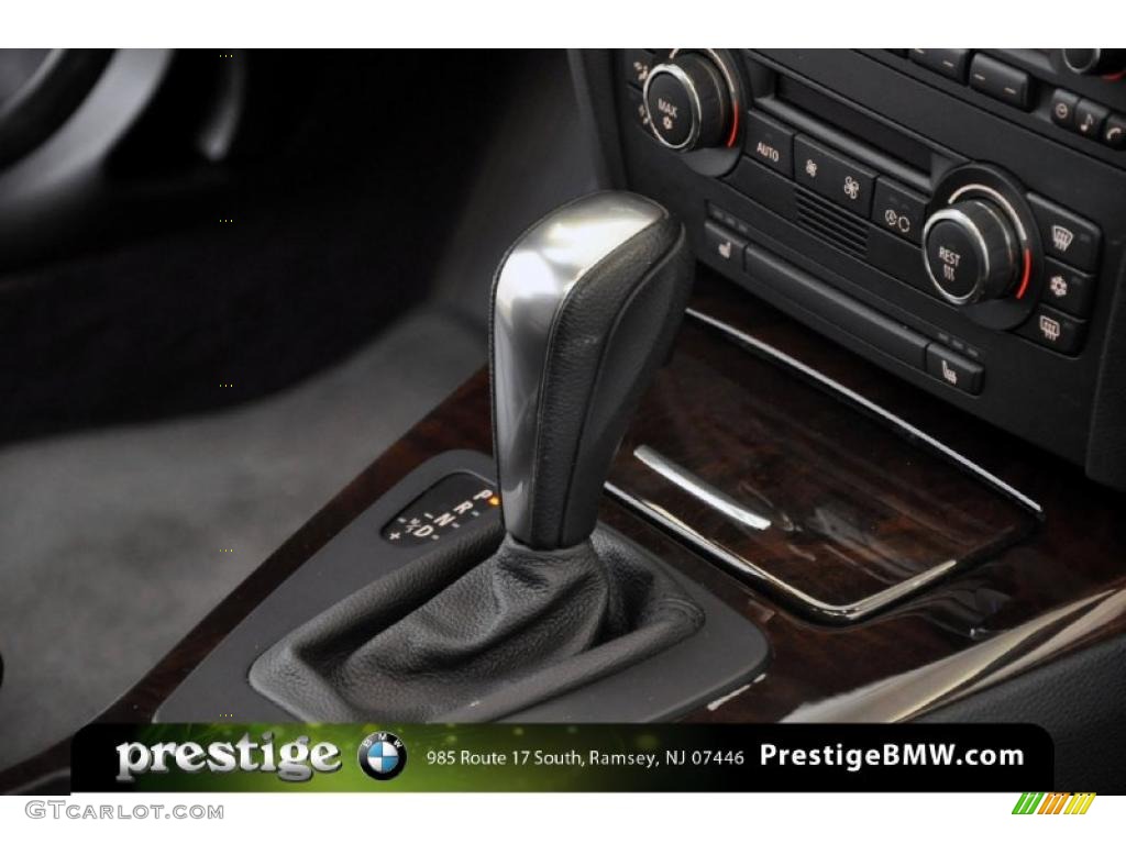 2007 3 Series 328i Coupe - Space Gray Metallic / Black photo #17