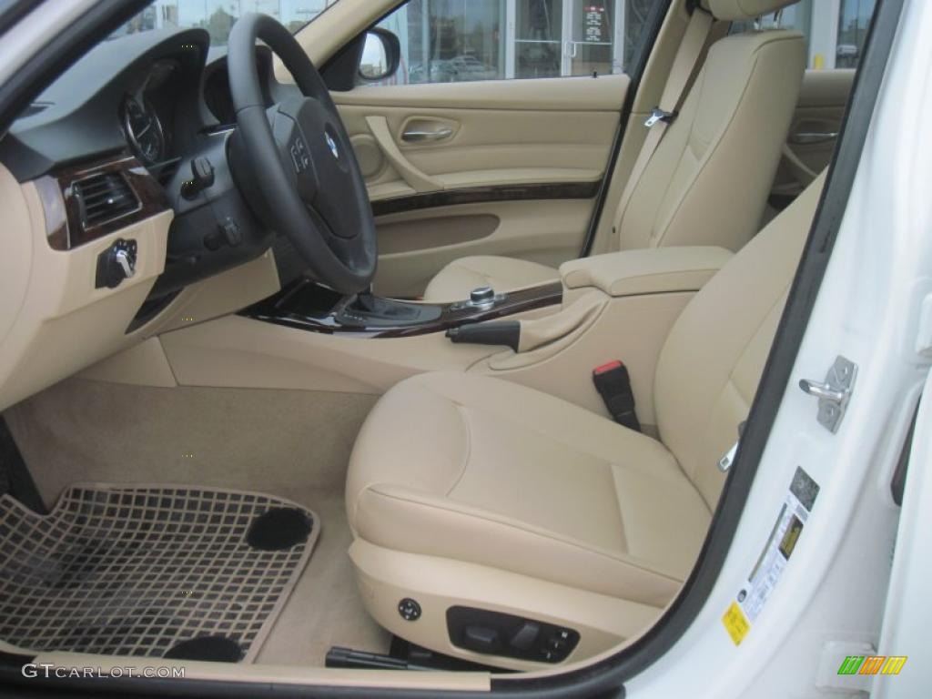 Beige Interior 2010 BMW 3 Series 328i Sedan Photo #40378709