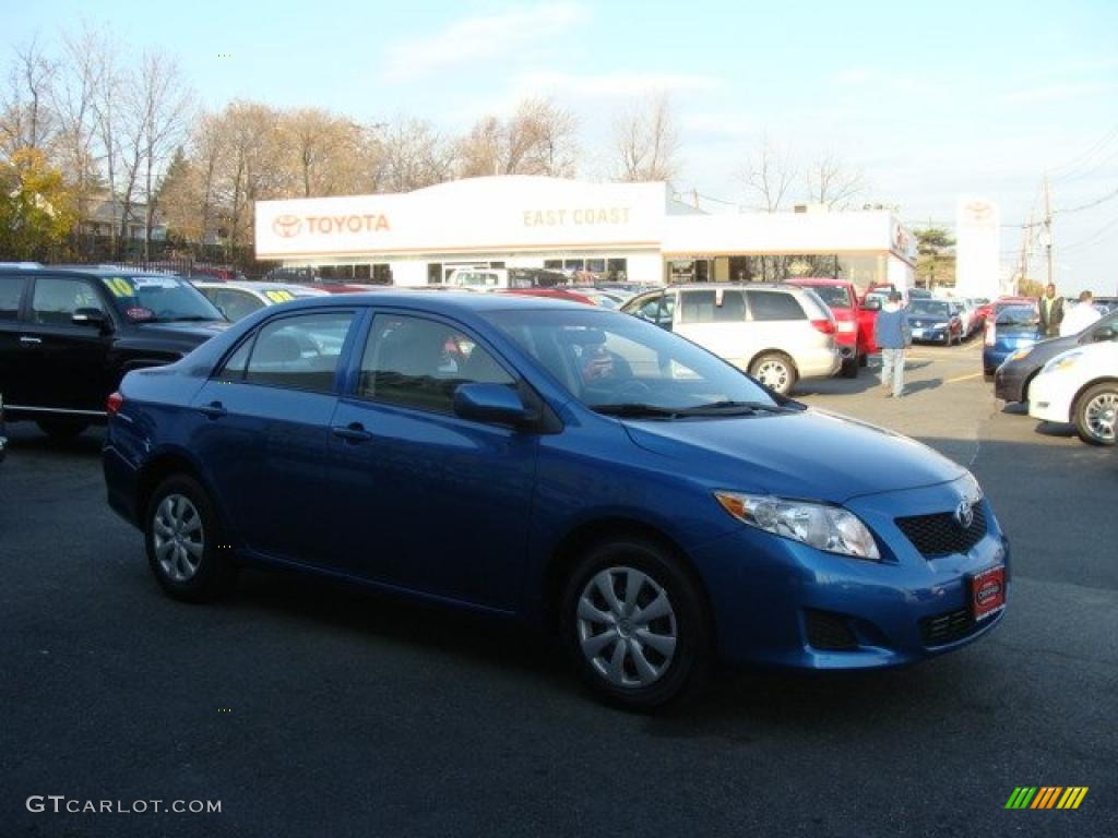 2009 Corolla  - Blue Streak Metallic / Ash photo #1