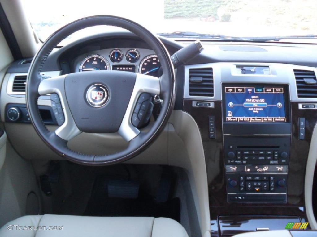 2011 Cadillac Escalade ESV Luxury AWD Cashmere/Cocoa Dashboard Photo #40379181