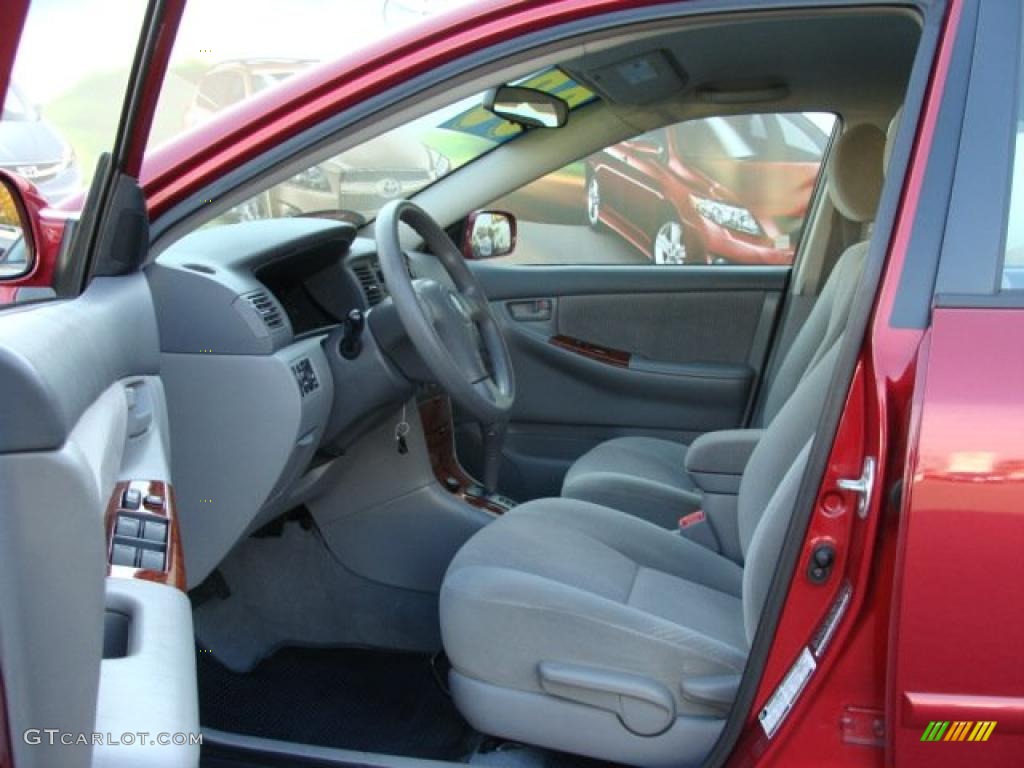 2008 Corolla LE - Barcelona Red / Stone photo #7
