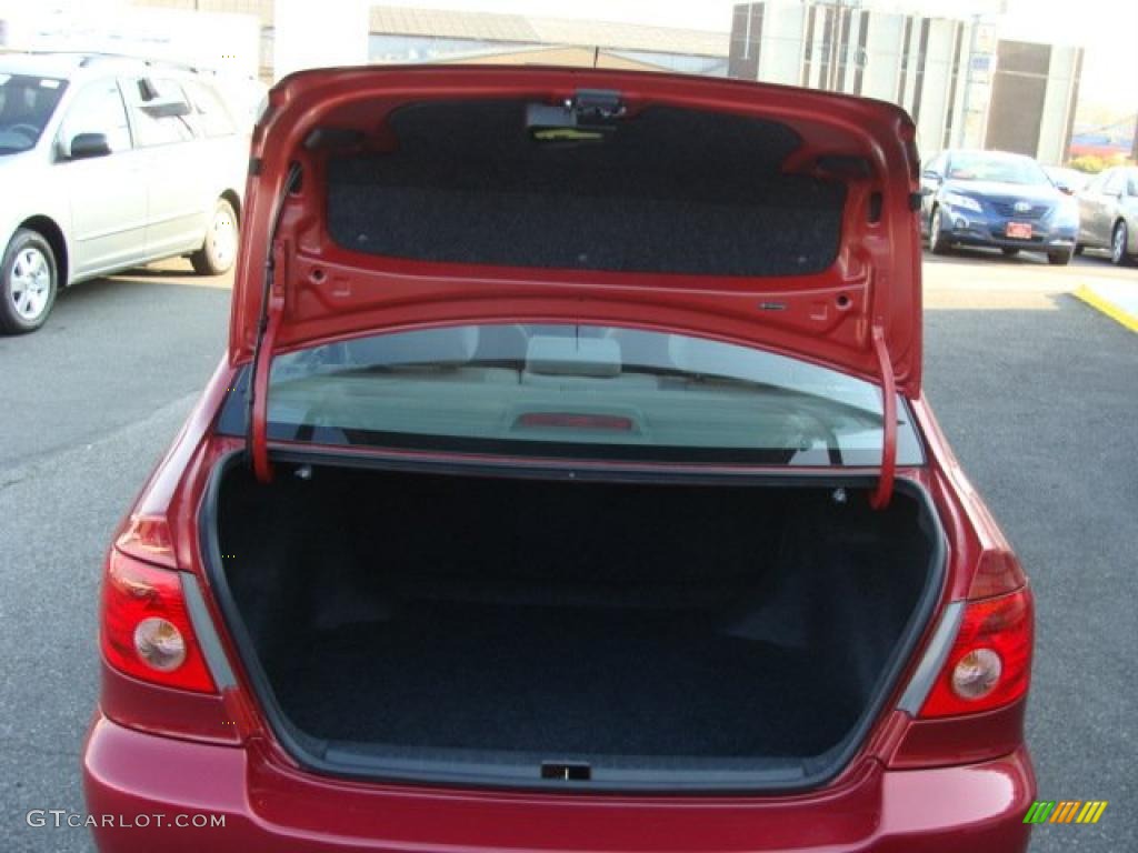 2008 Corolla LE - Barcelona Red / Stone photo #13