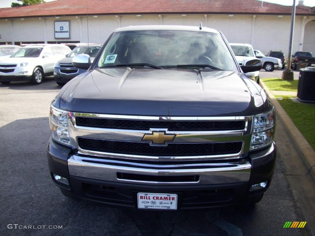 2011 Silverado 1500 LT Crew Cab - Taupe Gray Metallic / Ebony photo #6