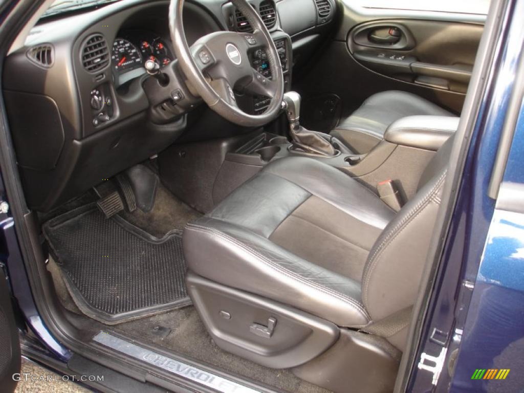 Ebony Interior 2008 Chevrolet TrailBlazer SS 4x4 Photo #40382141