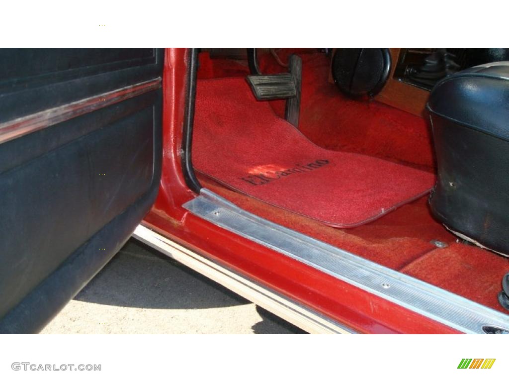 Red/Black Interior 1965 Chevrolet El Camino Standard El Camino Model Photo #40382681