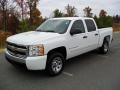 2008 Summit White Chevrolet Silverado 1500 LT Crew Cab  photo #1