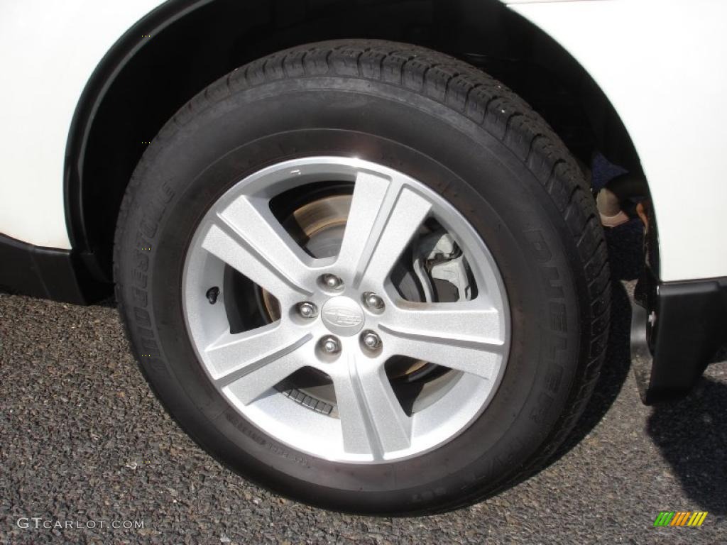 2010 Forester 2.5 X Premium - Satin White Pearl / Platinum photo #8