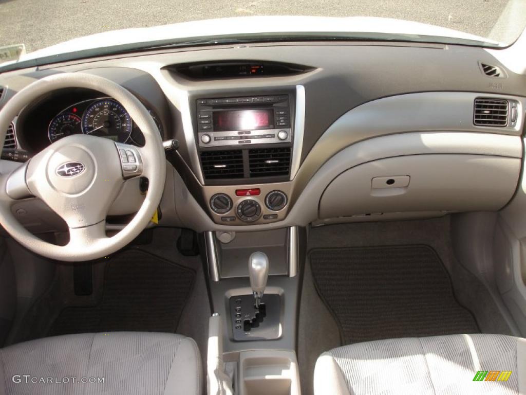 2010 Forester 2.5 X Premium - Satin White Pearl / Platinum photo #12