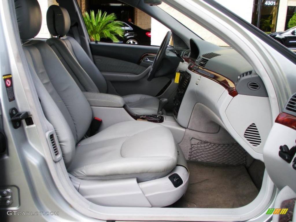 Ash Interior 2001 Mercedes-Benz S 500 Sedan Photo #40383749