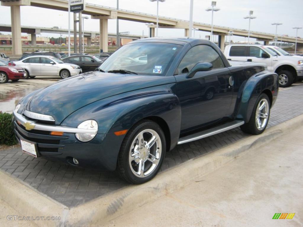 Aqua Blur Metallic 2005 Chevrolet SSR Standard SSR Model Exterior Photo #40387177