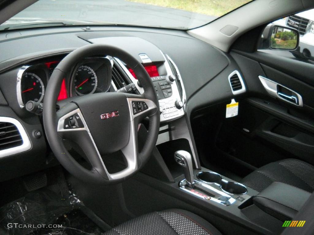 Jet Black Interior 2011 GMC Terrain SLE AWD Photo #40387413