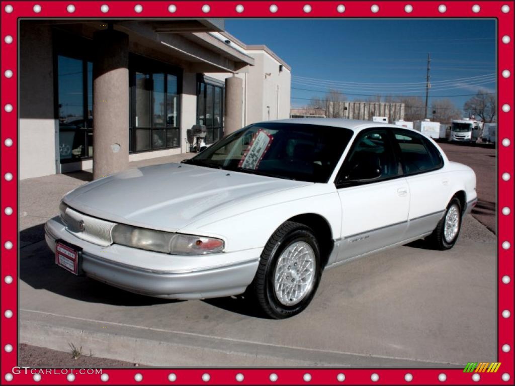 1997 LHS Sedan - Bright White / Gray photo #1