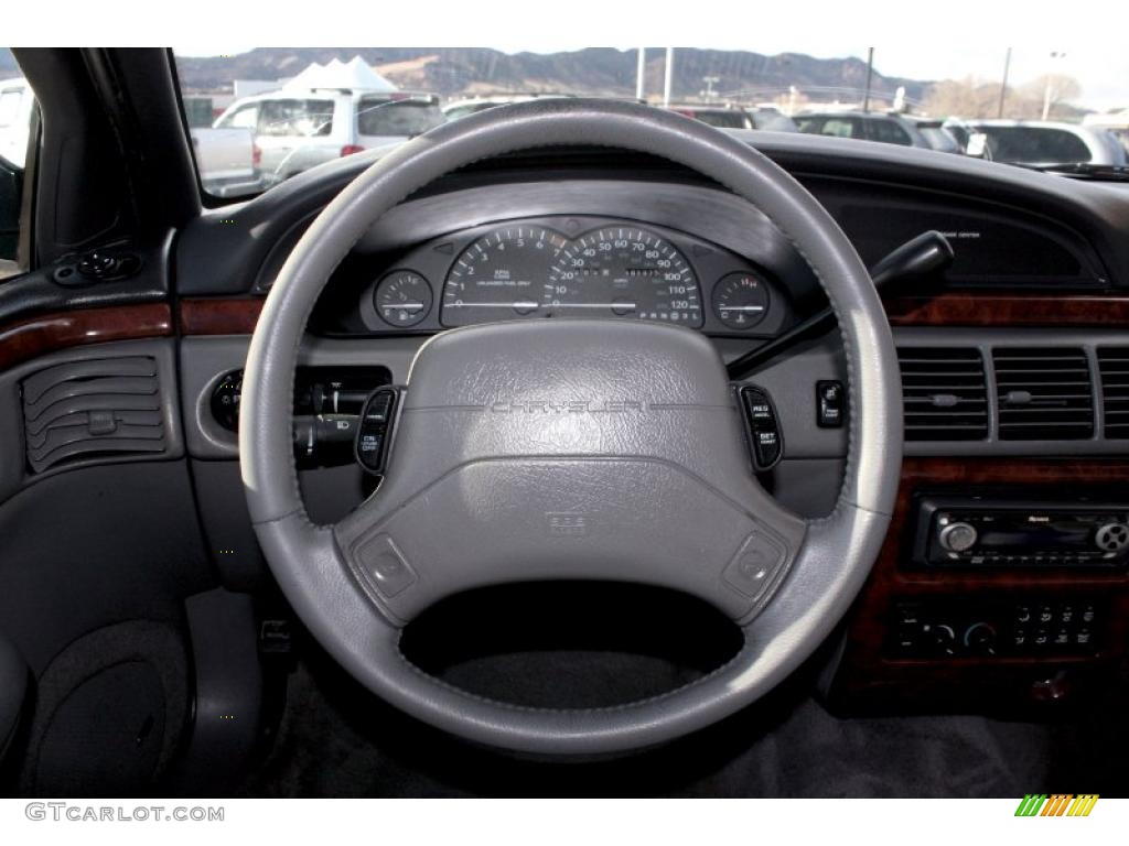 1997 Chrysler LHS Sedan Gray Steering Wheel Photo #40391997