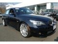 2008 Jet Black BMW 5 Series 550i Sedan  photo #1