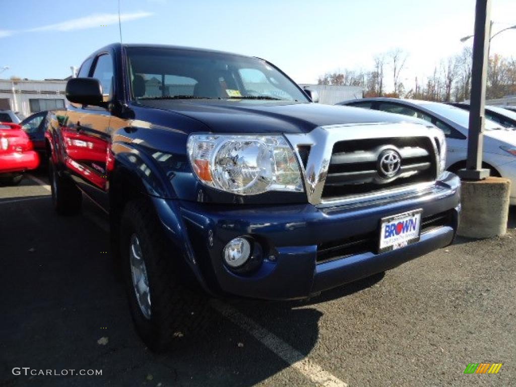 2008 Tacoma V6 SR5 Access Cab 4x4 - Indigo Ink Pearl / Graphite Gray photo #1