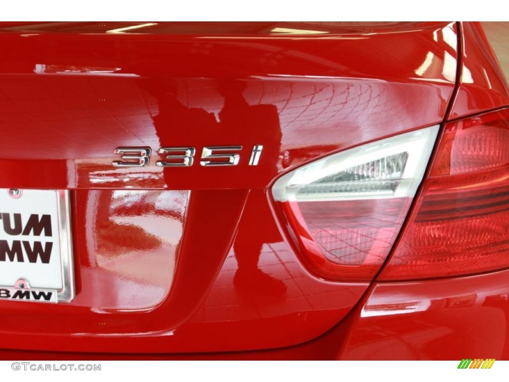 2008 3 Series 335i Sedan - Crimson Red / Black photo #11