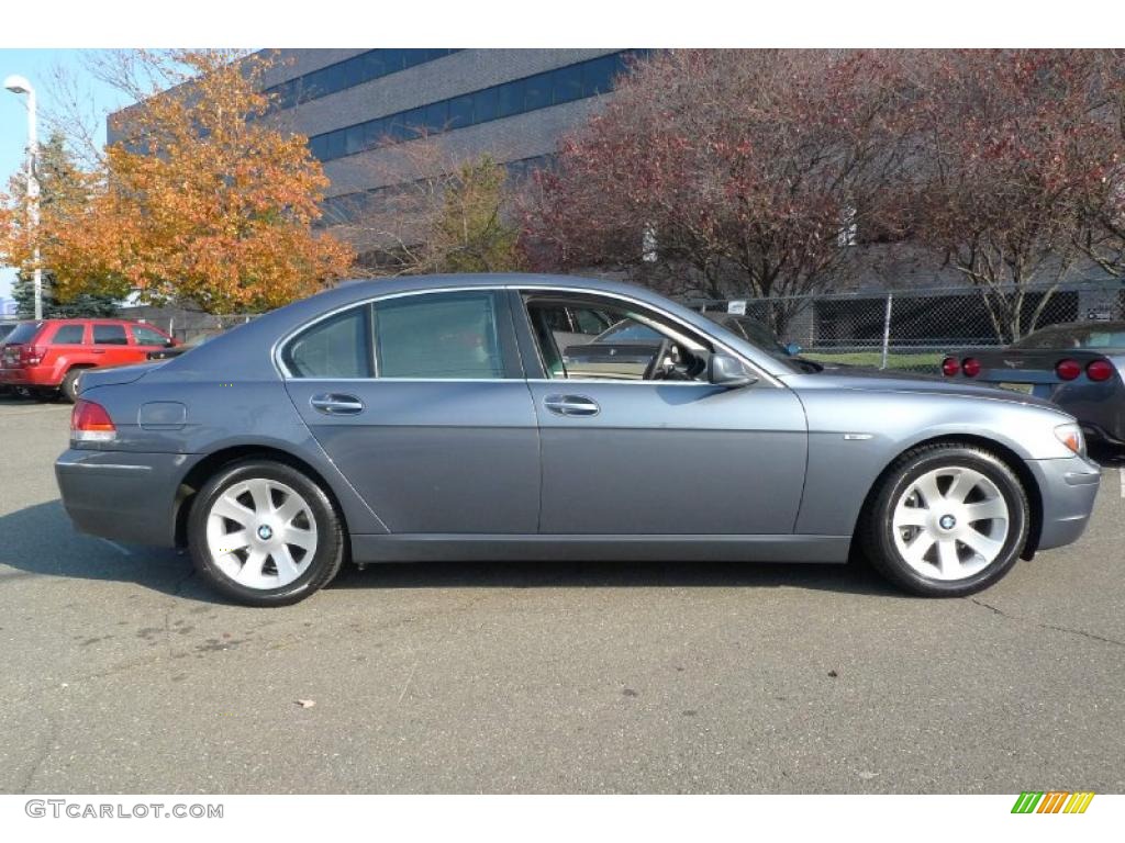 2008 7 Series 750i Sedan - Michigan Blue Metallic / Flannel Grey photo #5