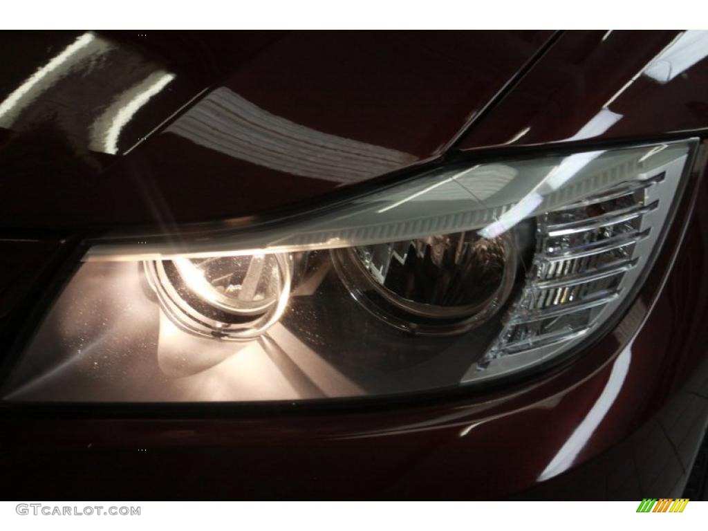 2009 3 Series 328i Sedan - Barbara Red Metallic / Oyster Dakota Leather photo #22